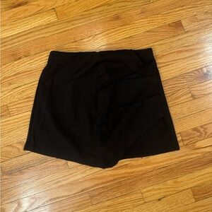 Black Envelope Skort
